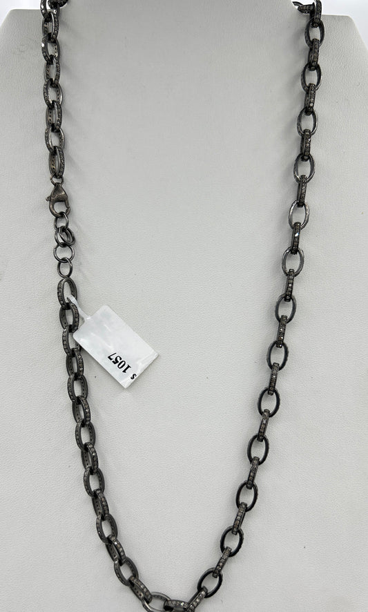 Diamond Link Chain Necklace