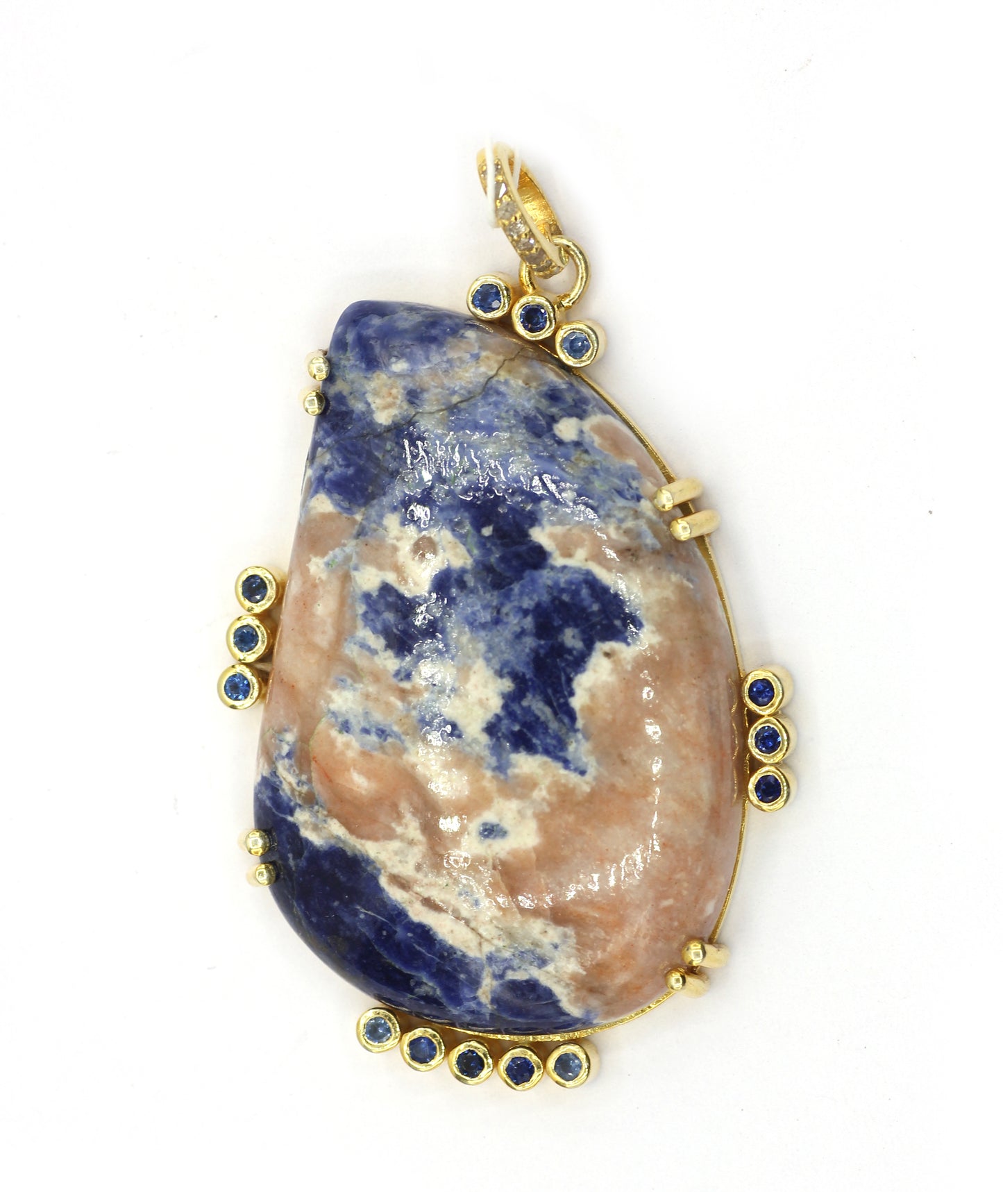 92.5 Silver Pave Diamond Pendant