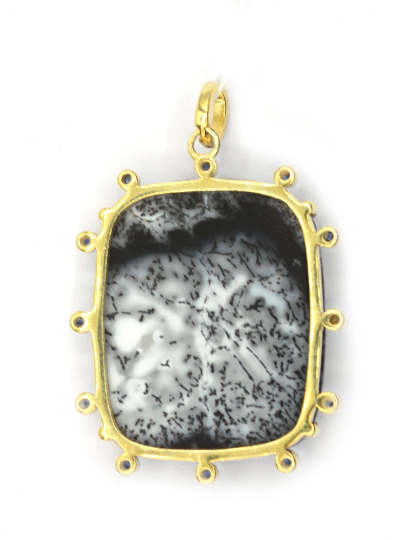92.5 Silver Pave Diamond Pendant
