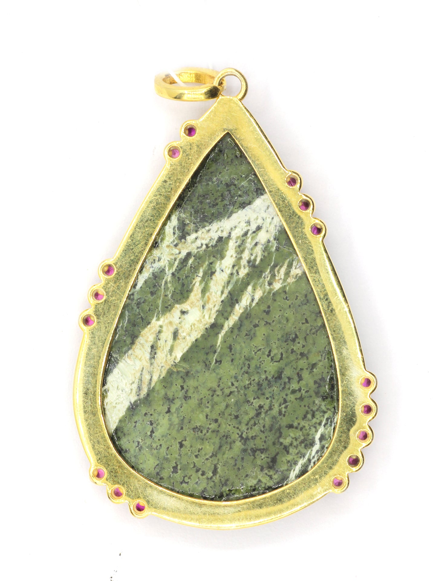 92.5 Silver Pave Diamond Pendant