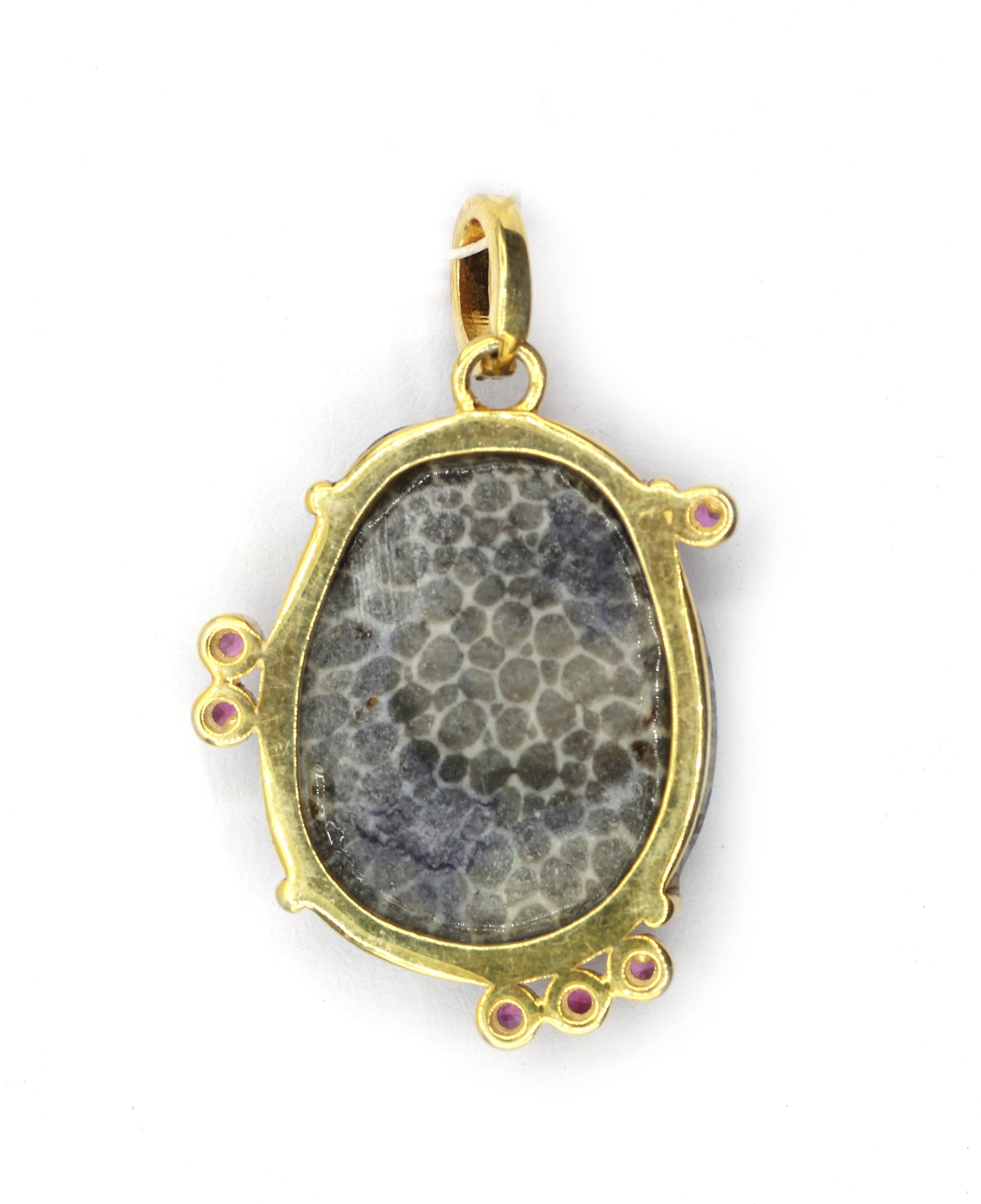 92.5 Silver Pave Diamond Pendant