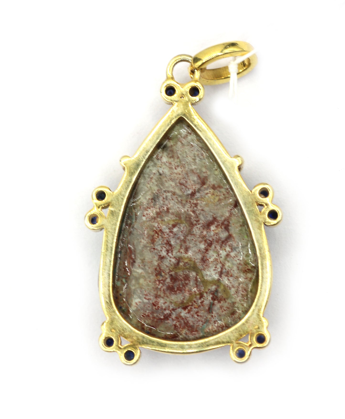 92.5 Silver Pave Diamond Pendant