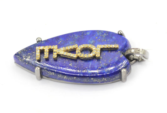 Love 92.5 Silver Pave Diamond Pendant