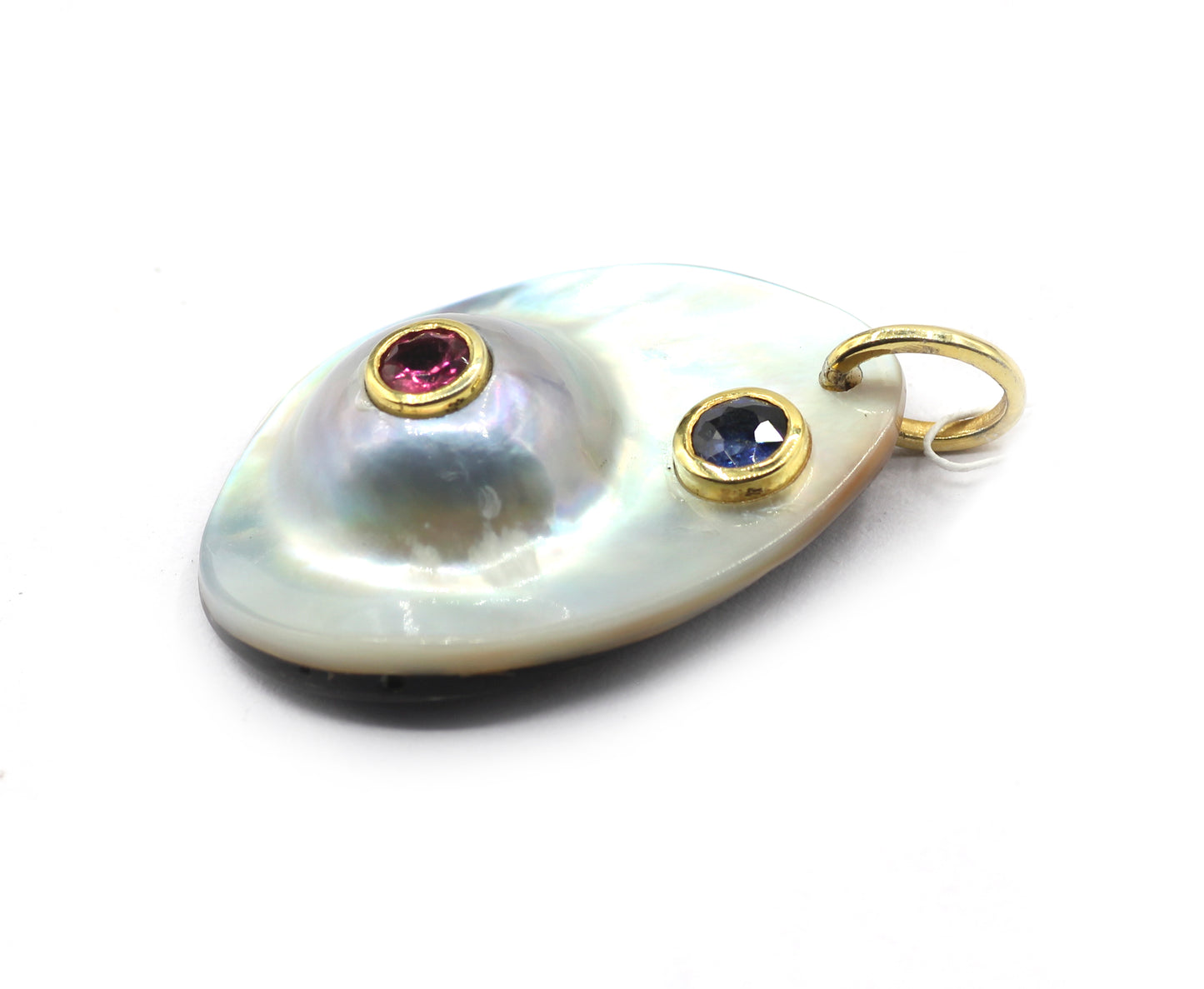 Pearl Pave Diamond Pendant