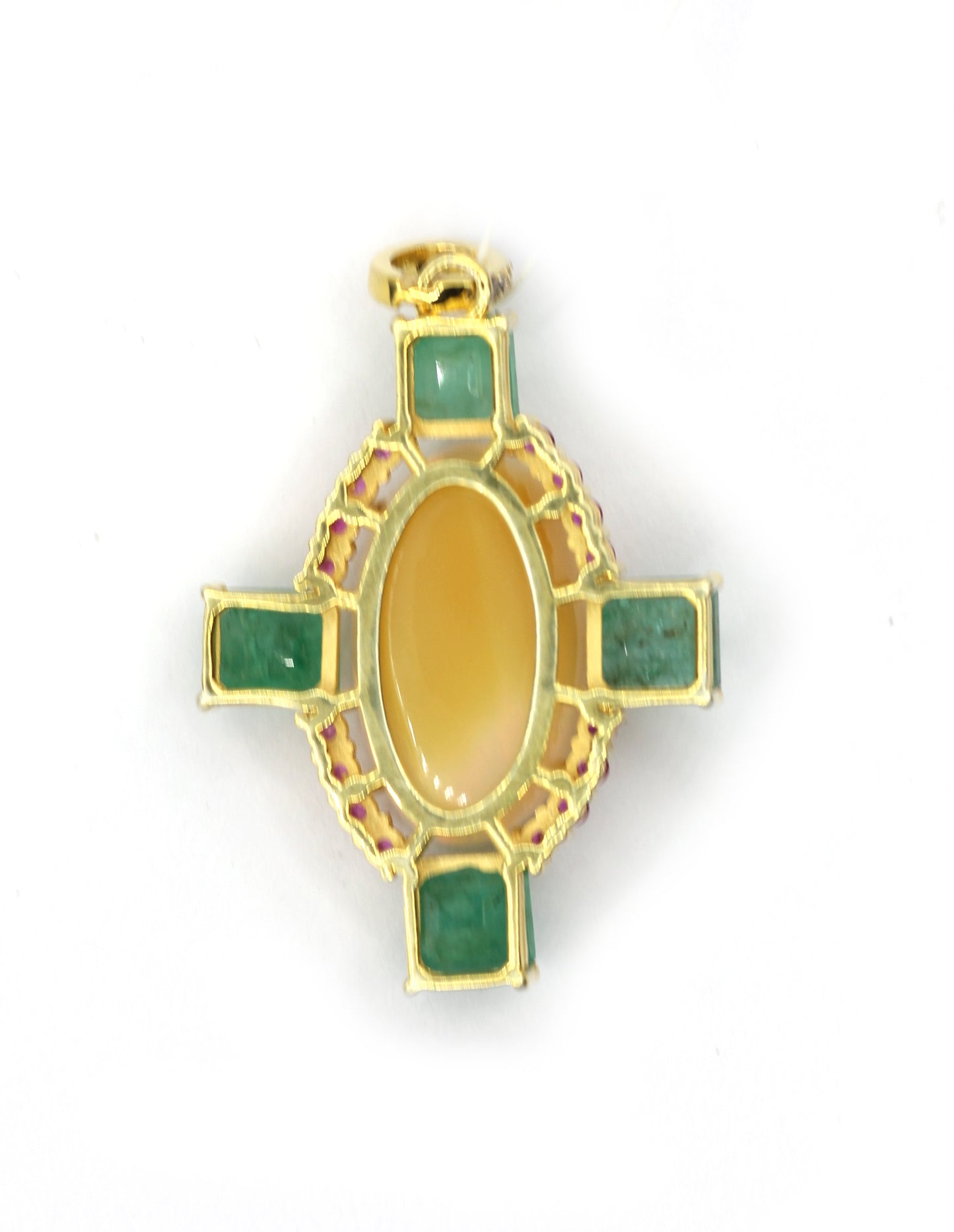 92.5 Silver Pave Diamond Pendant