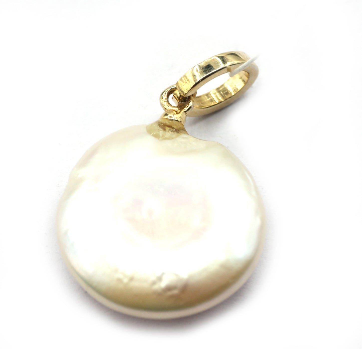 Pearl 92.5 Silver Pave Diamond Pendant