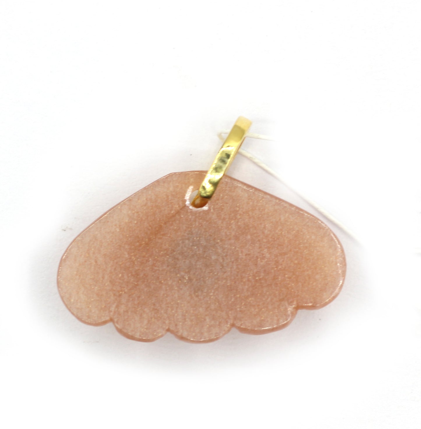 Moon Stone Pave Diamond Pendant