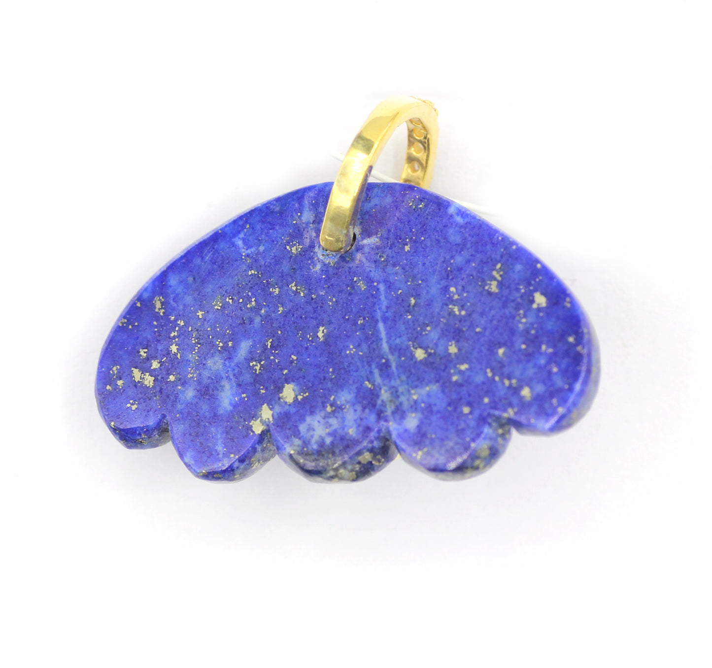Lapis lazuli Pave Diamond Pendant