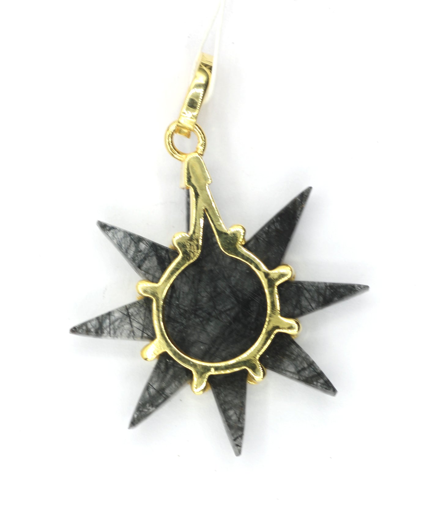 Star 92.5 Silver Pave Diamond Pendant