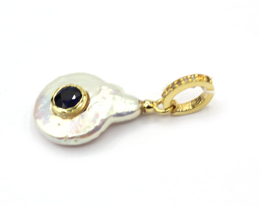 92.5 Silver Pave Diamond Pendant