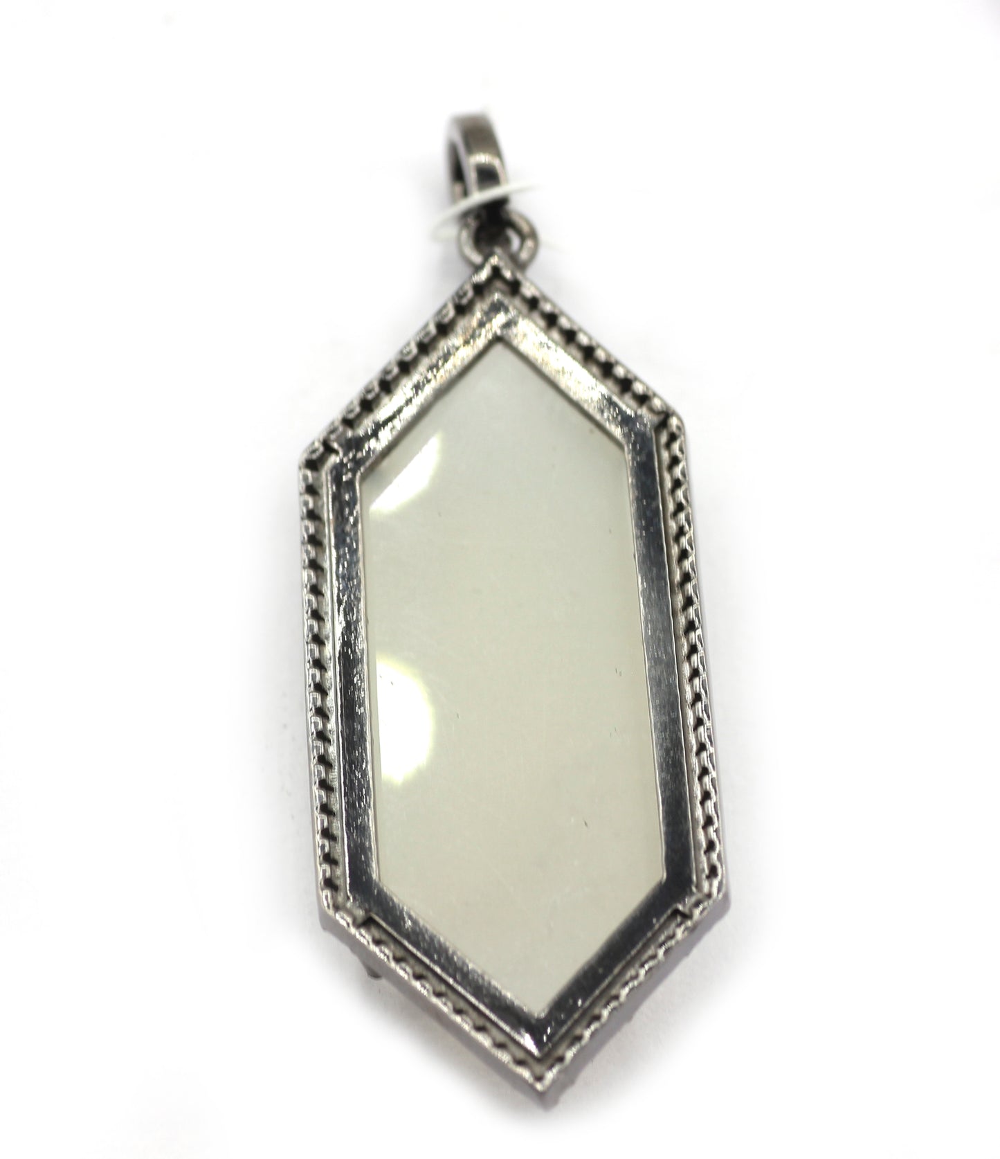 Moon Stone Pave Diamond Pendant