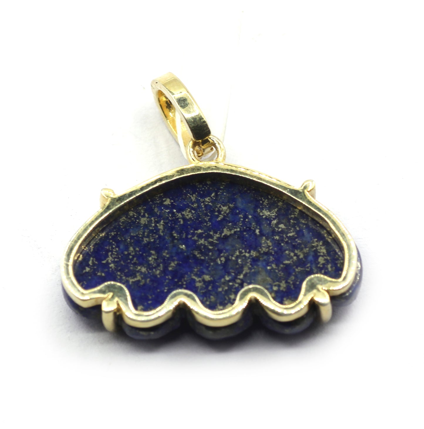 Lapis Lazuli Pave Diamond Pendant