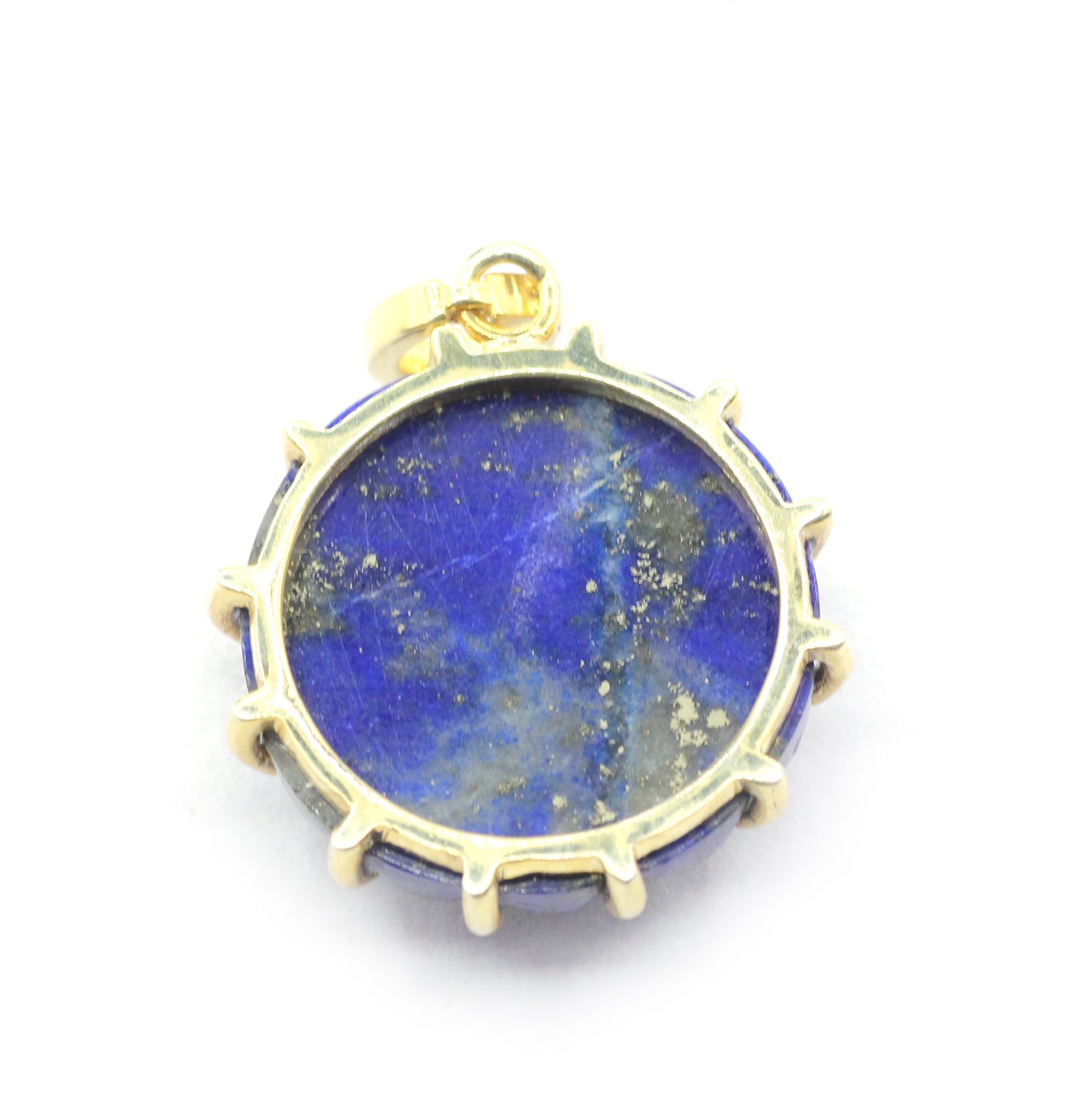 Lapis Lazuli Pave Diamond Pendant