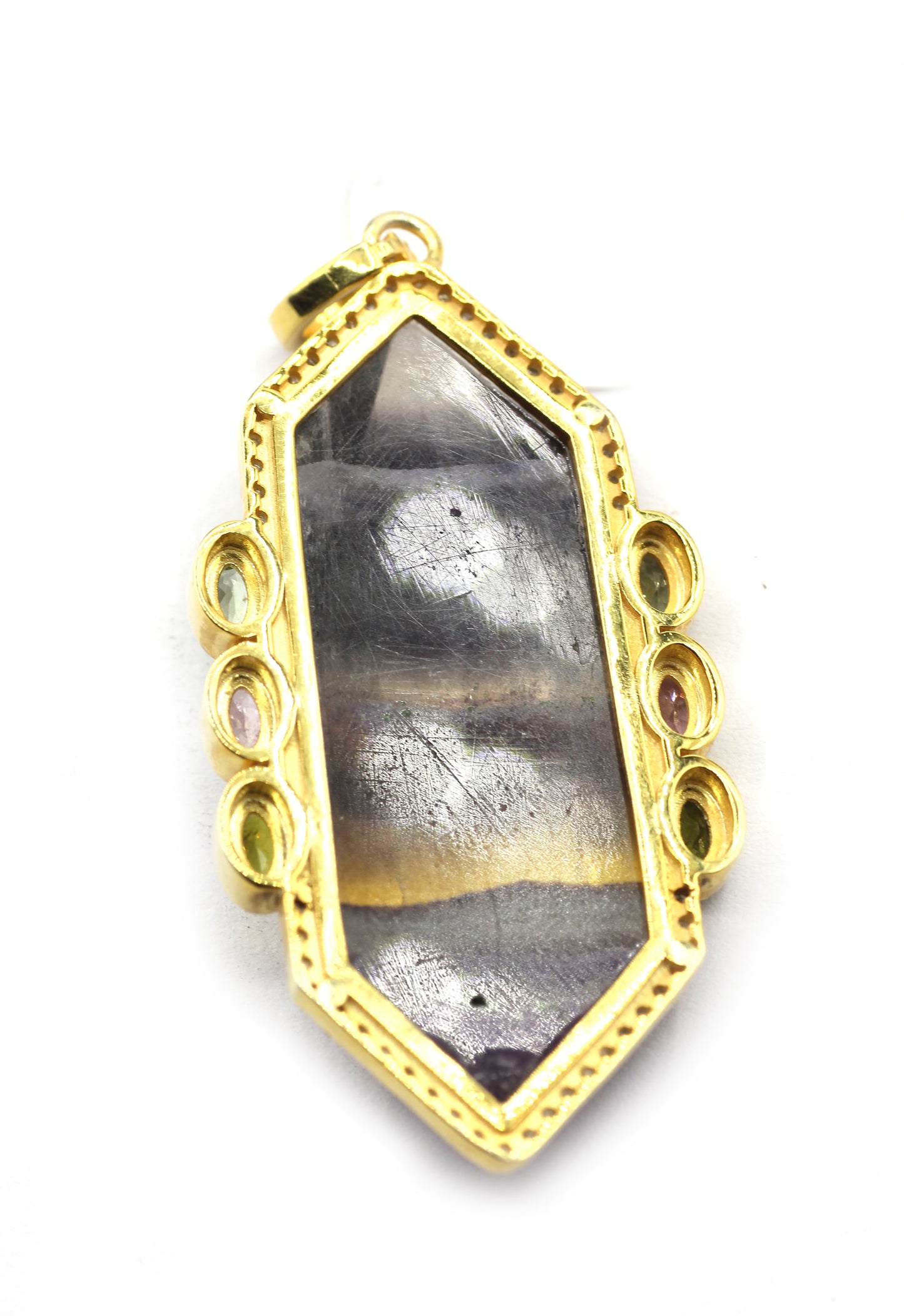 Pencil Pave Diamond Pendant