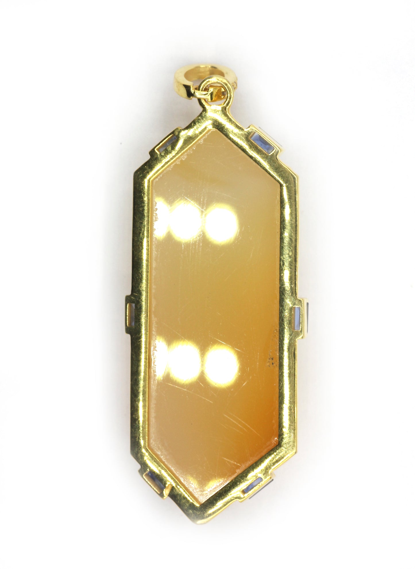 Pencil Pave Diamond Pendant