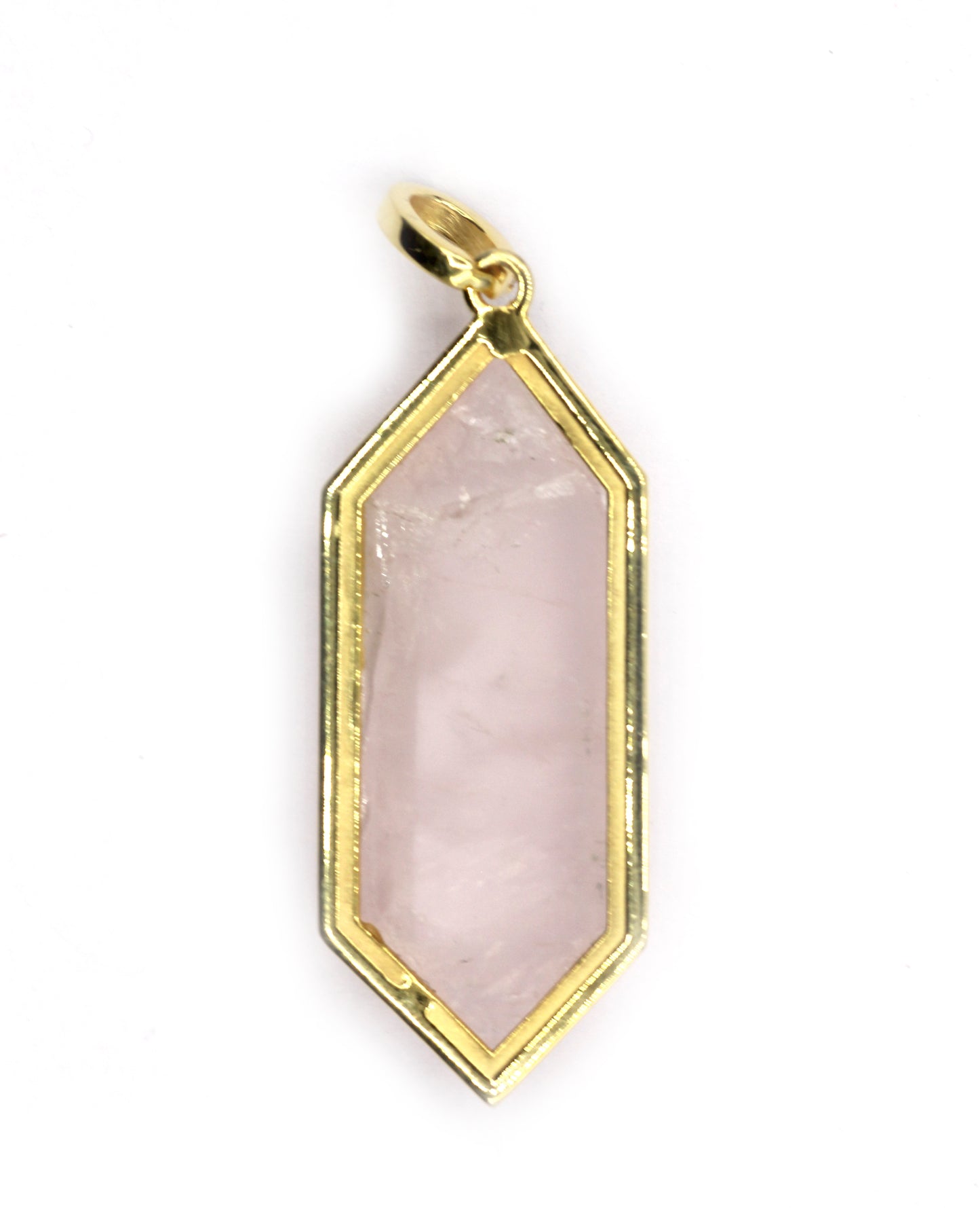 Pencil Silver Pave Diamond Pendant