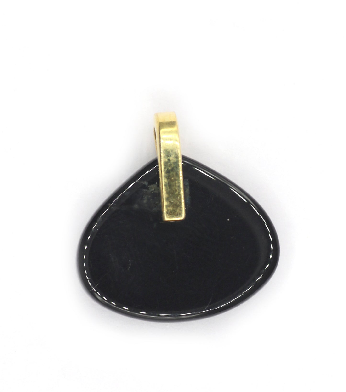Black onyx Pave Diamond Pendant