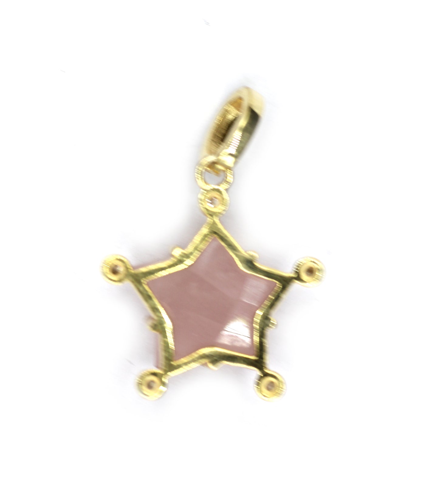 Star Silver Pave Diamond Pendant