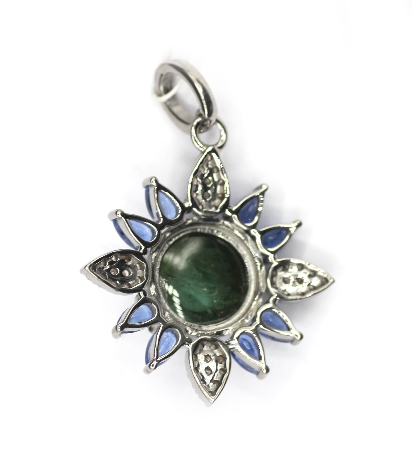 Star Silver Diamond Pendant