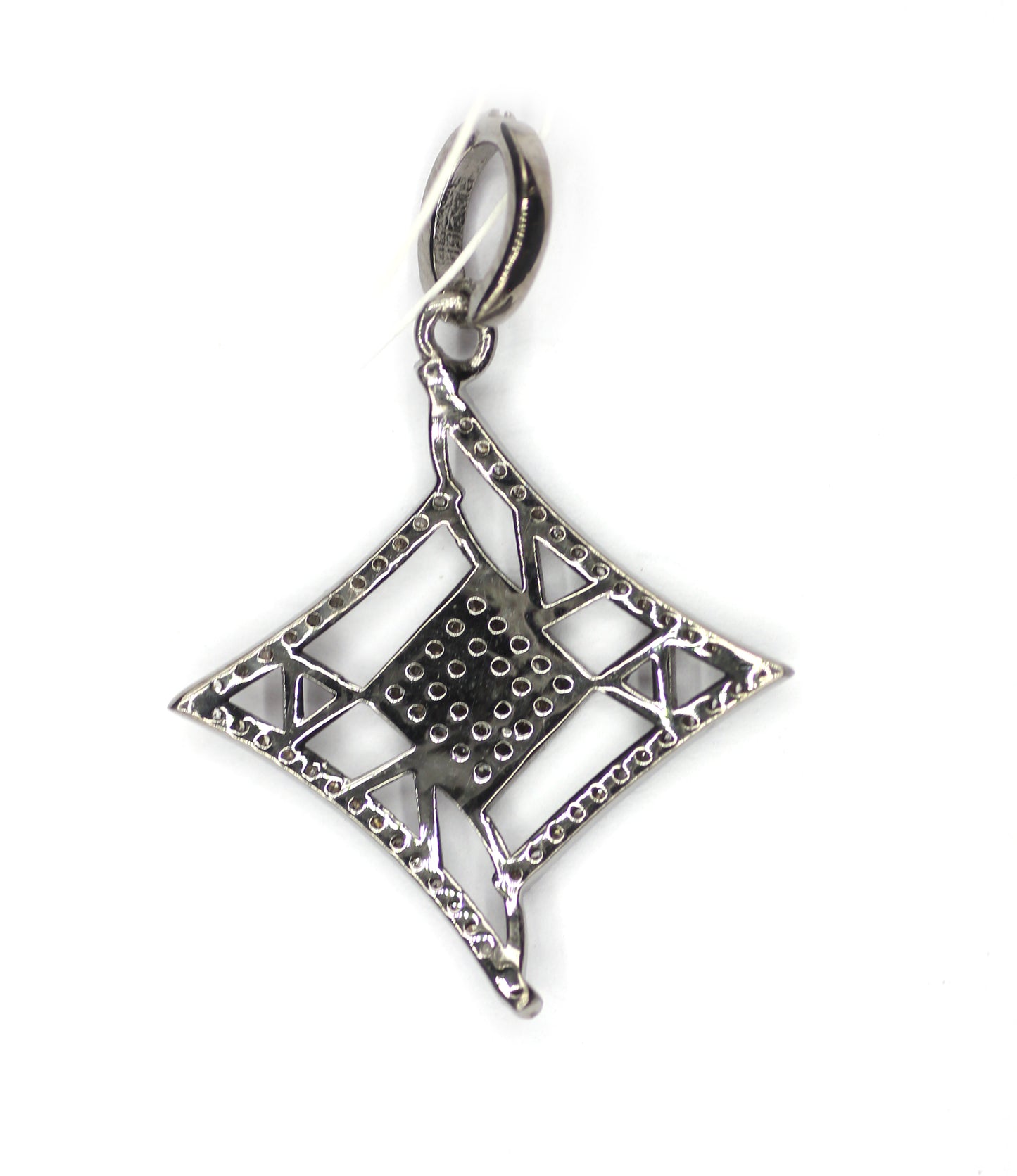 Art Deco sterling silver Diamond Pendant