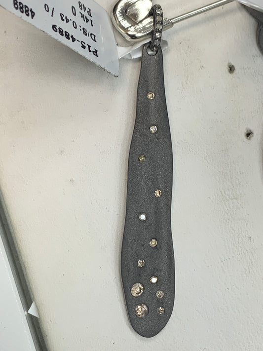 Silver Diamond Pendant