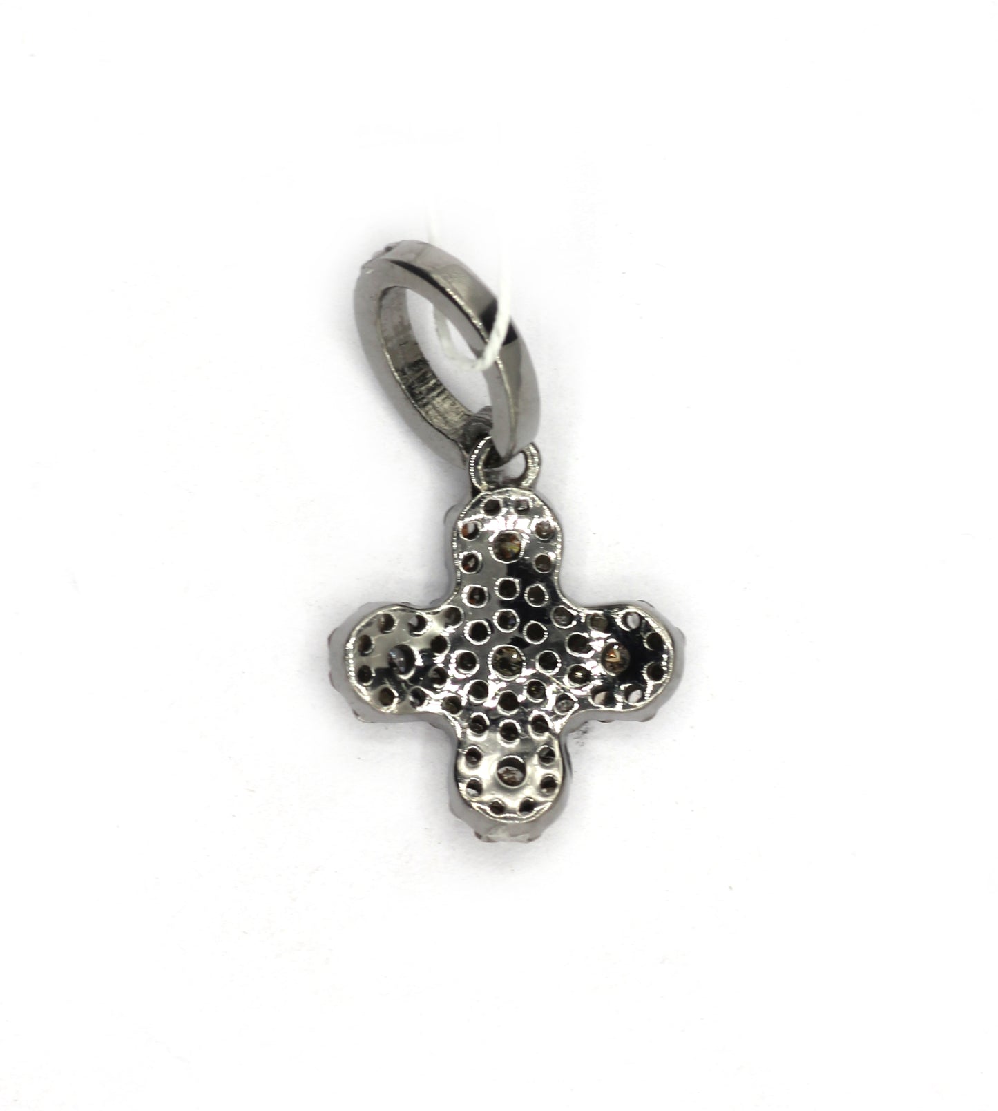 Silver Pave Diamond Pendant
