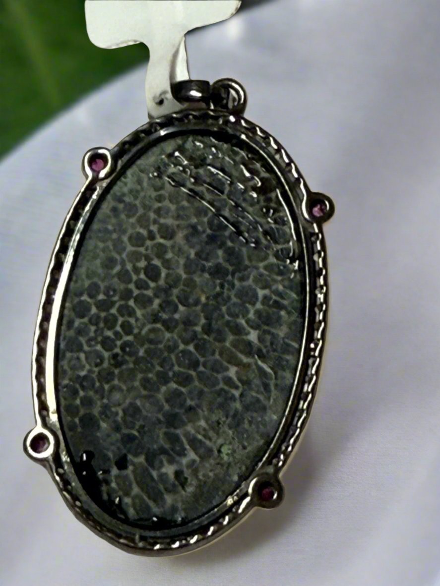 Oval Diamond Pendant