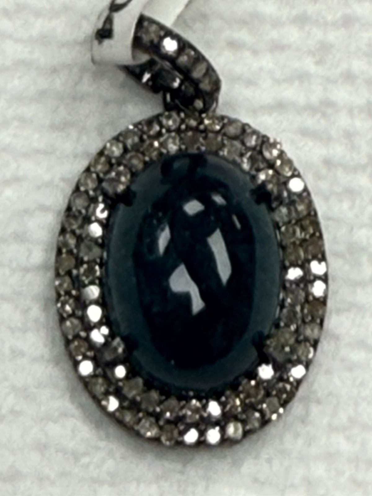Stone Pave Diamond Pendant
