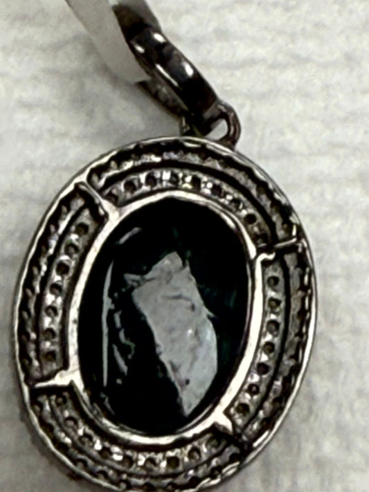 Stone Pave Diamond Pendant