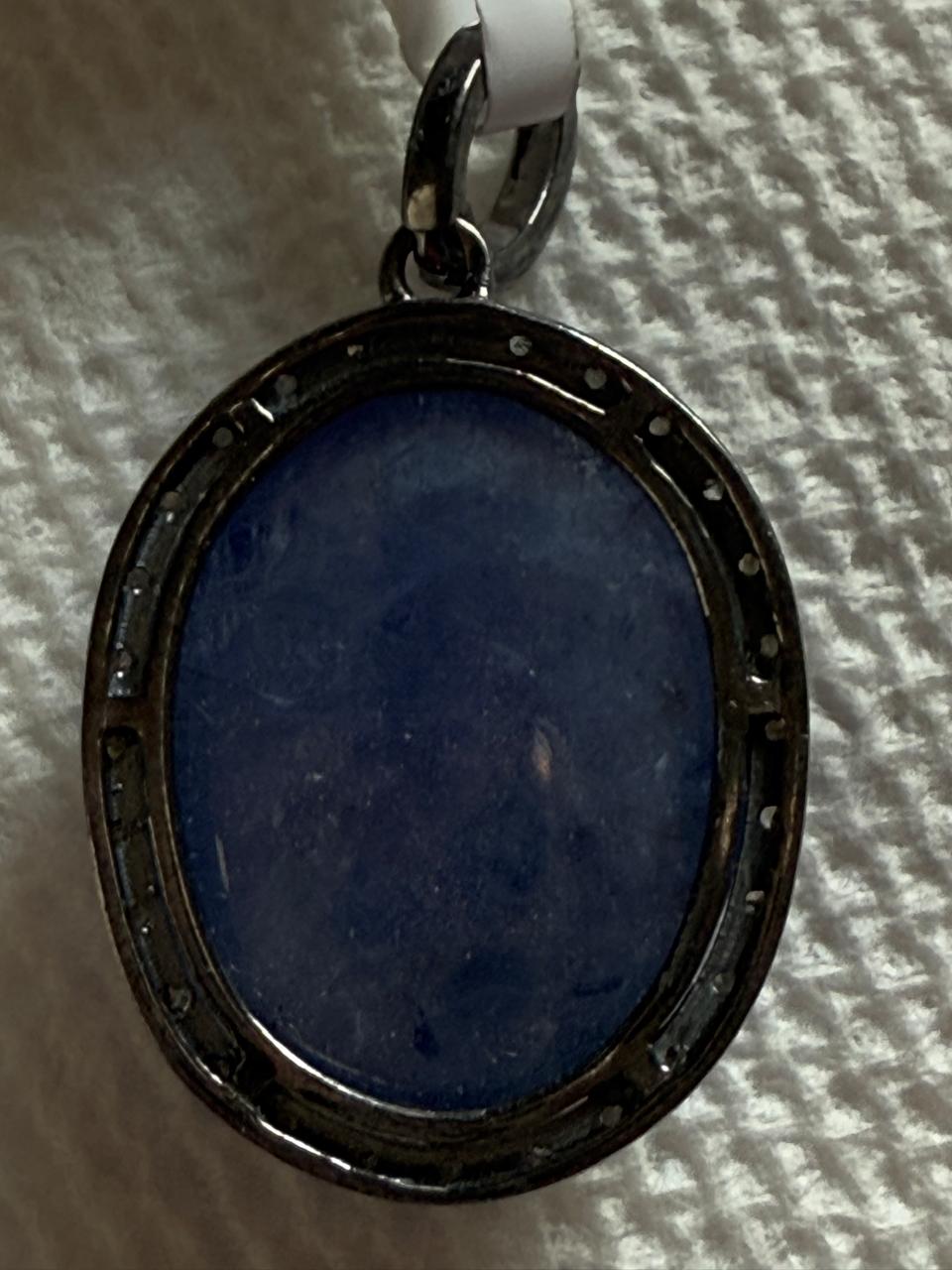 Tanzanite Diamond Pendant