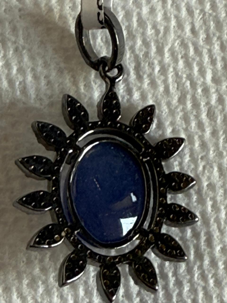 Tanzanite Diamond Pendant