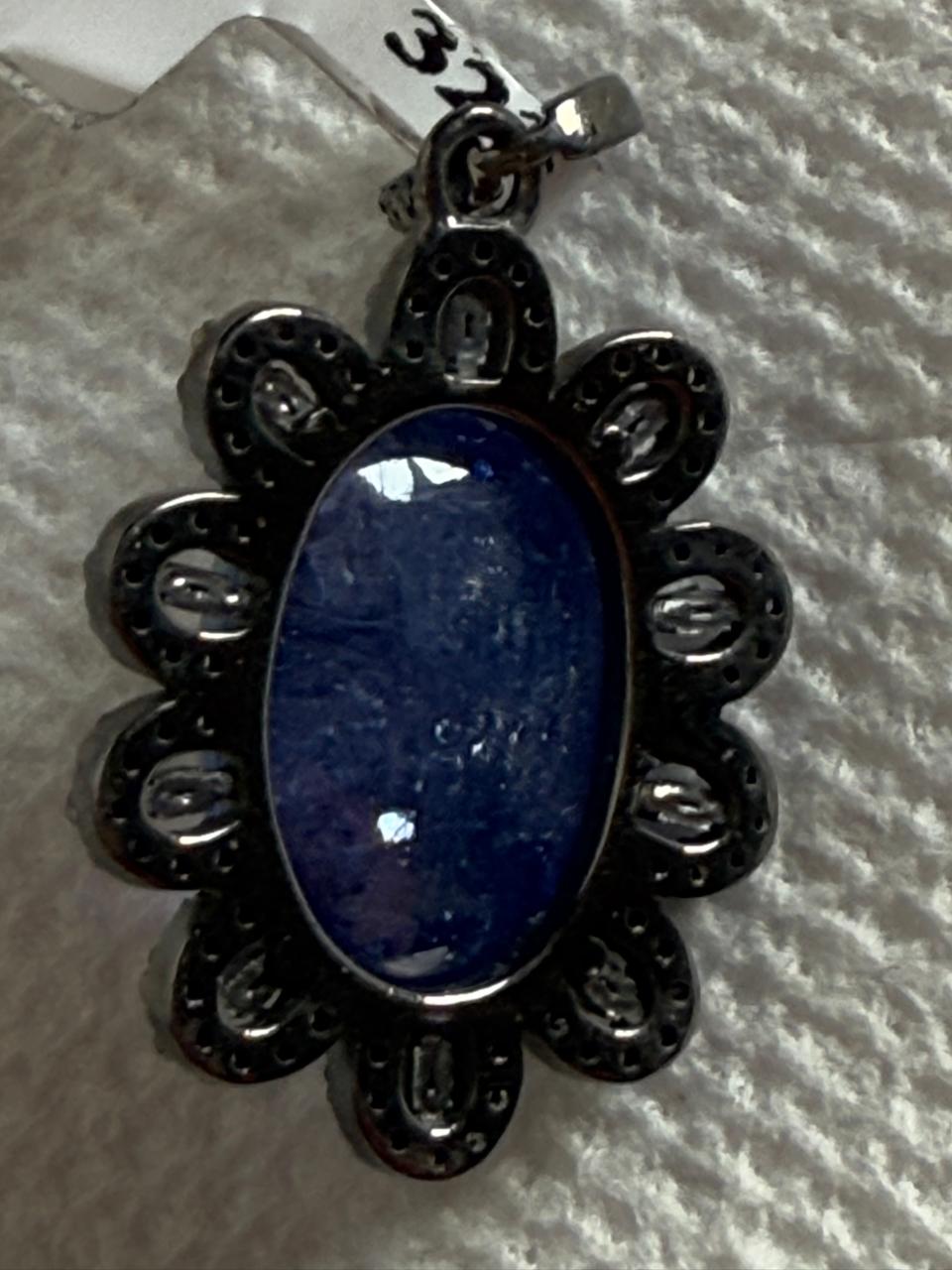 Tanzanite Diamond Pendant