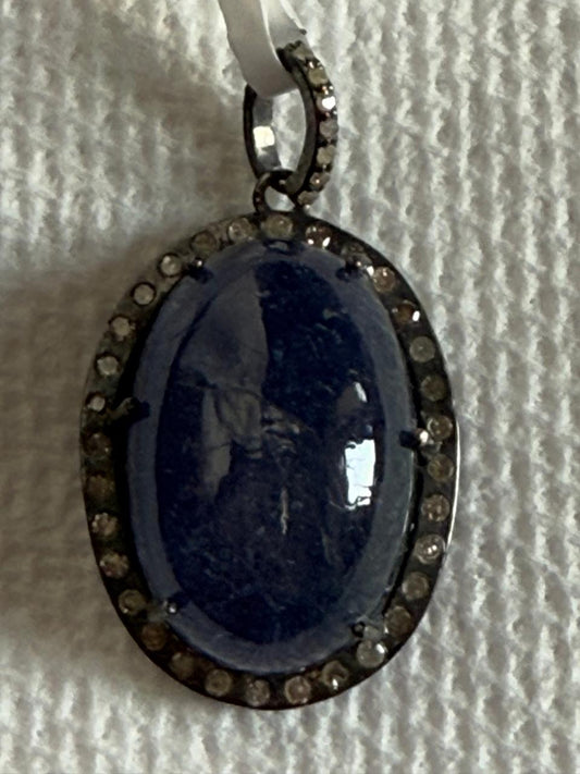 Tanzanite Diamond Pendant