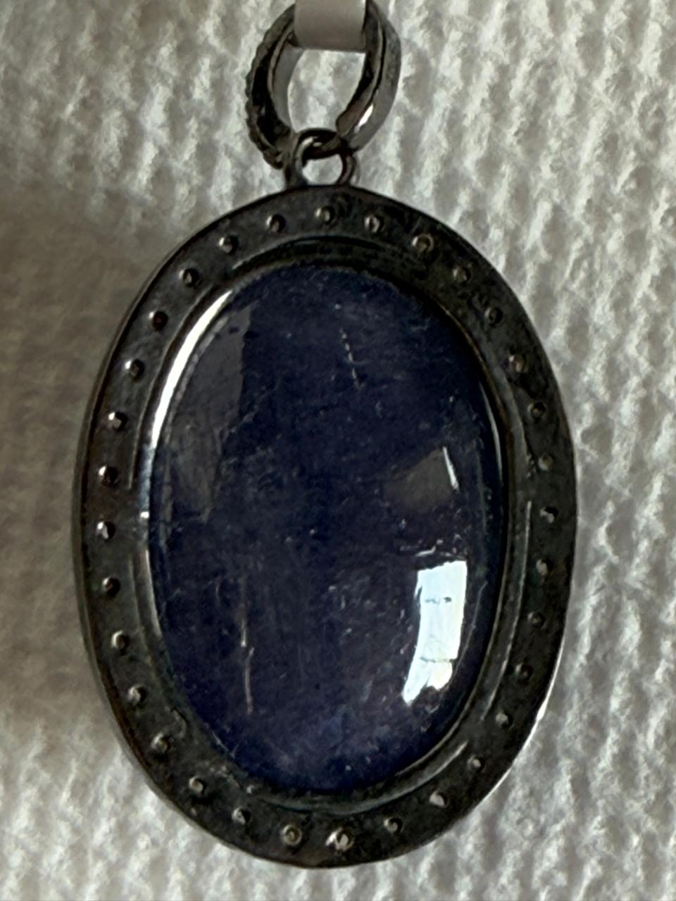 Tanzanite Diamond Pendant