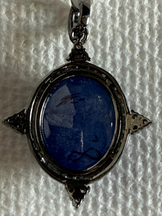 Tanzanite Diamond Pendant