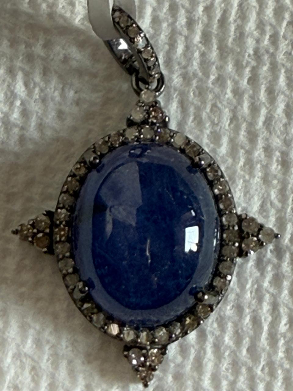 Tanzanite Diamond Pendant