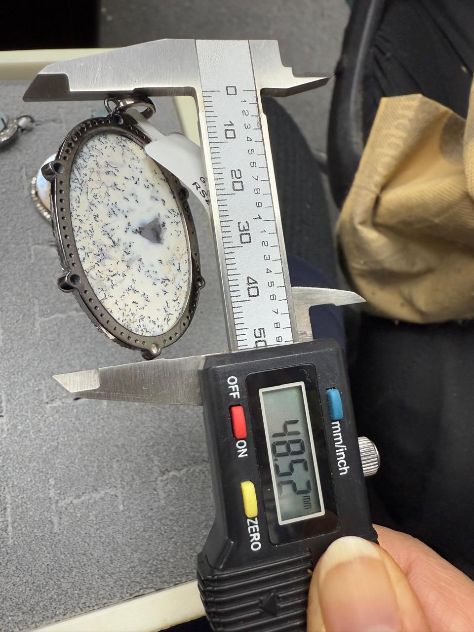 Opal Diamond Pendant