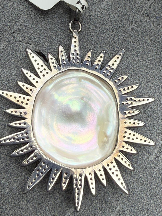 Pearl Diamond Pendant