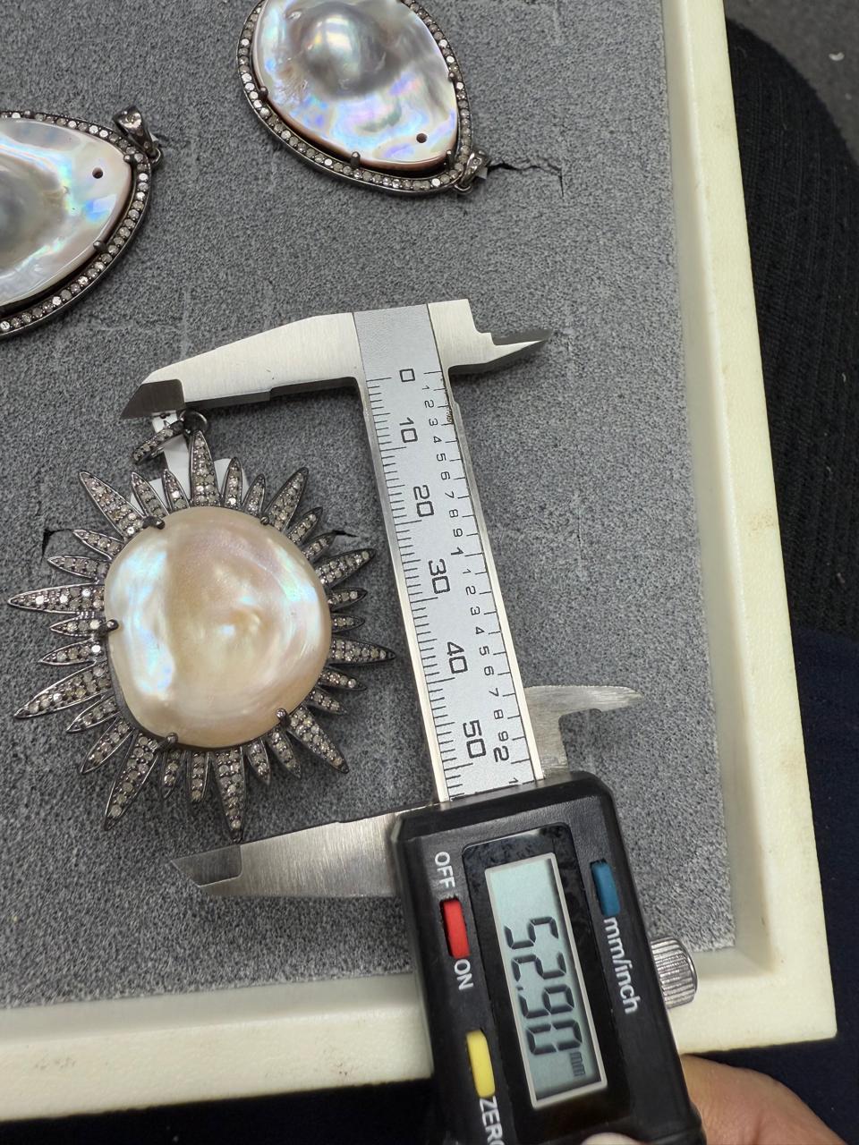 Pearl Diamond Pendant