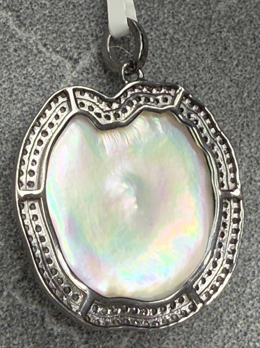 Pearl Diamond Pendant