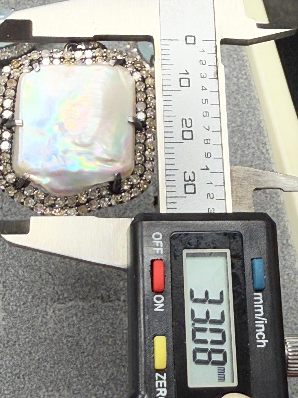 Pearl Diamond Pendant