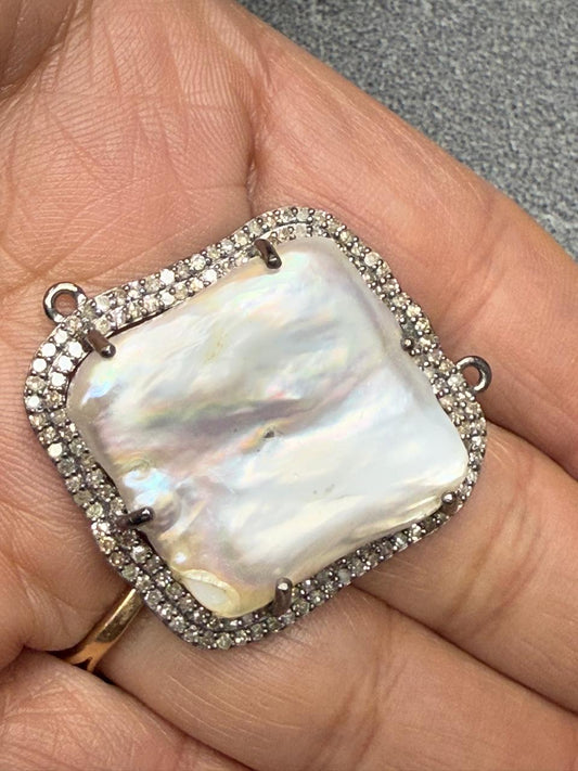 Pearl Diamond Pendant