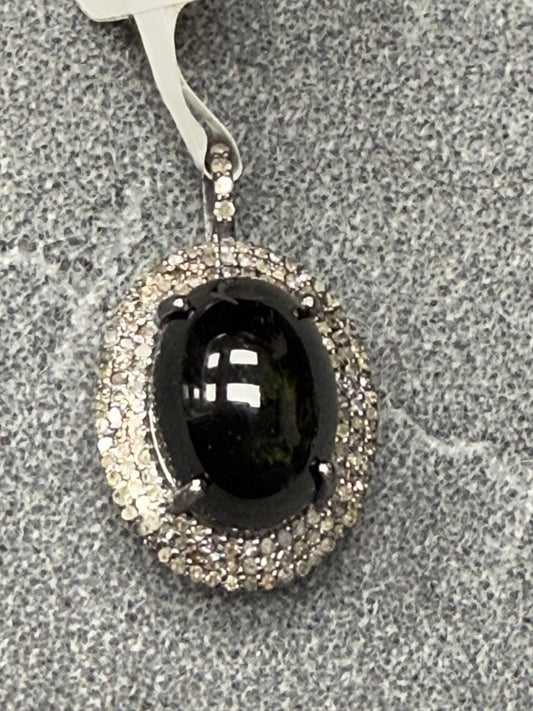 Stone Pave Diamond Pendant