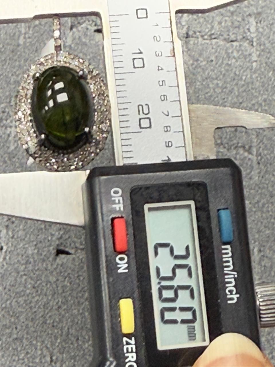 Stone Pave Diamond Pendant