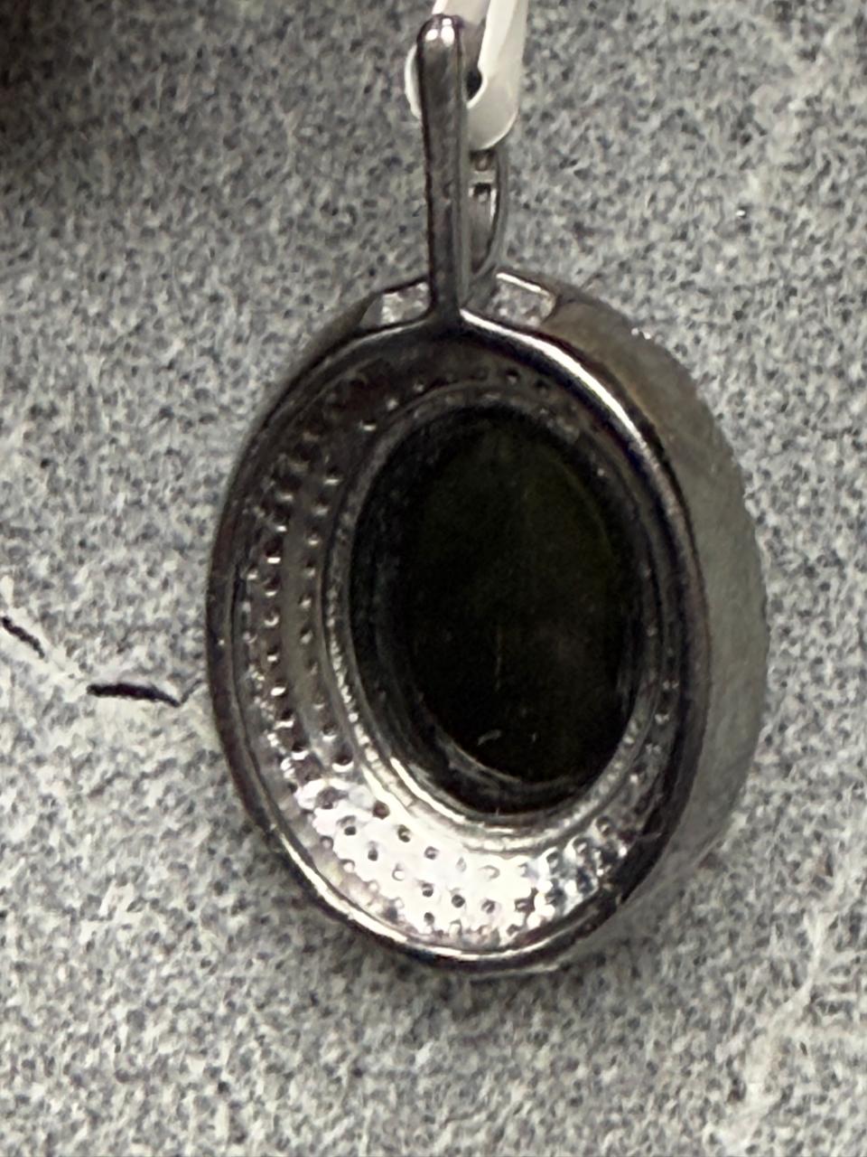 Stone Pave Diamond Pendant