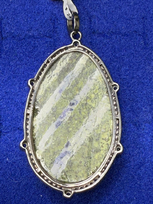 Opal Diamond Pendant