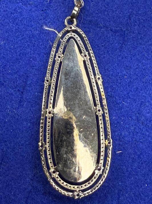 Opal Ruby Diamond Pendant