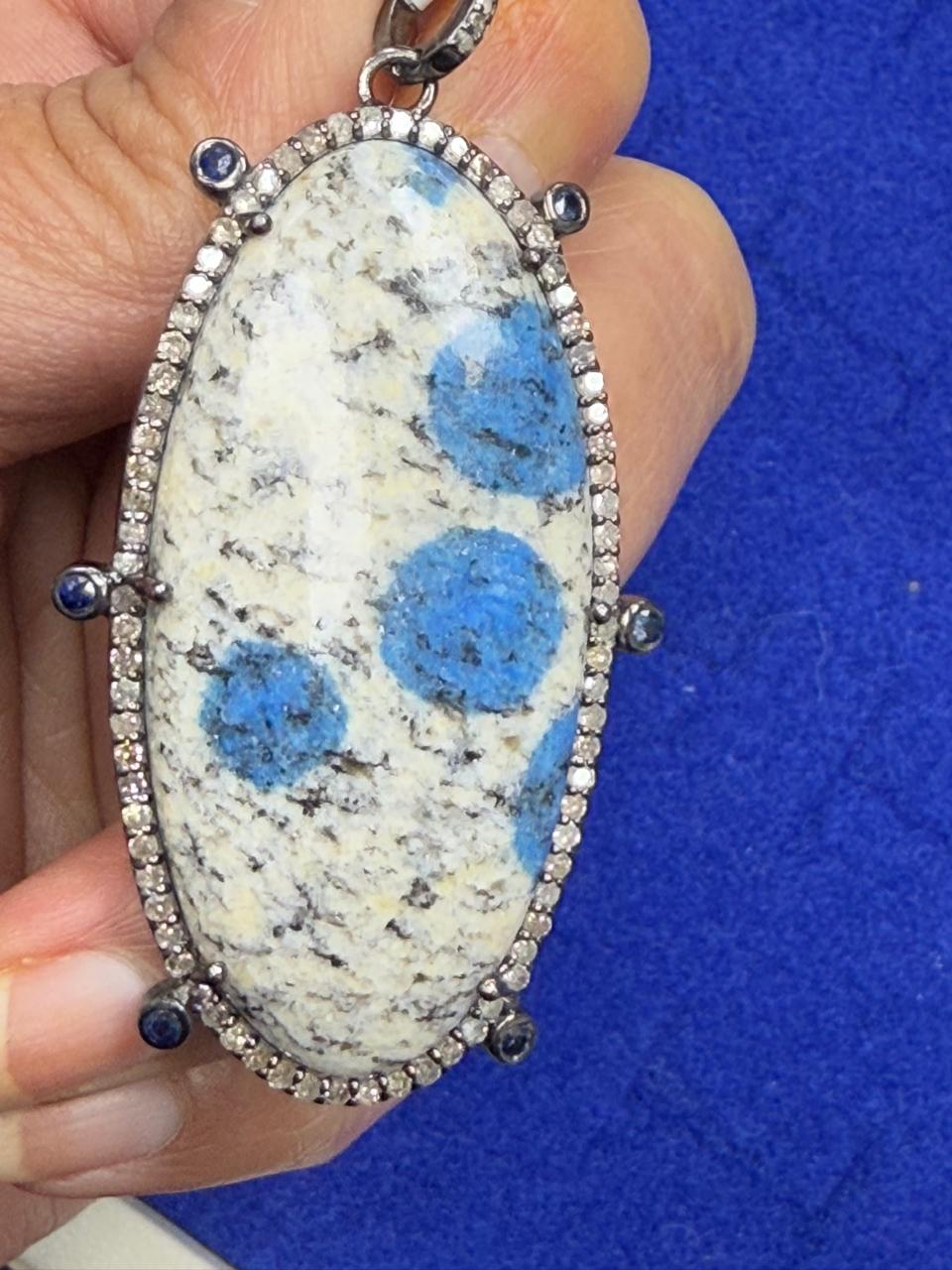 Opal Diamond Pendant