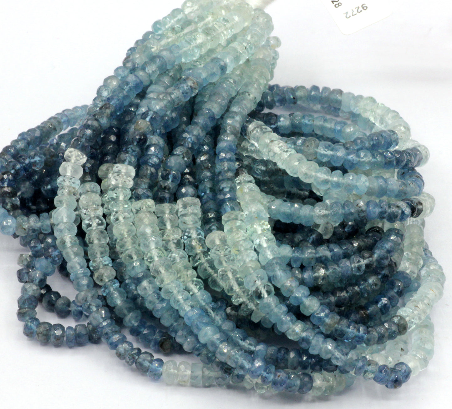 Aquamarine Faceted Beads, Natural Aqumarine