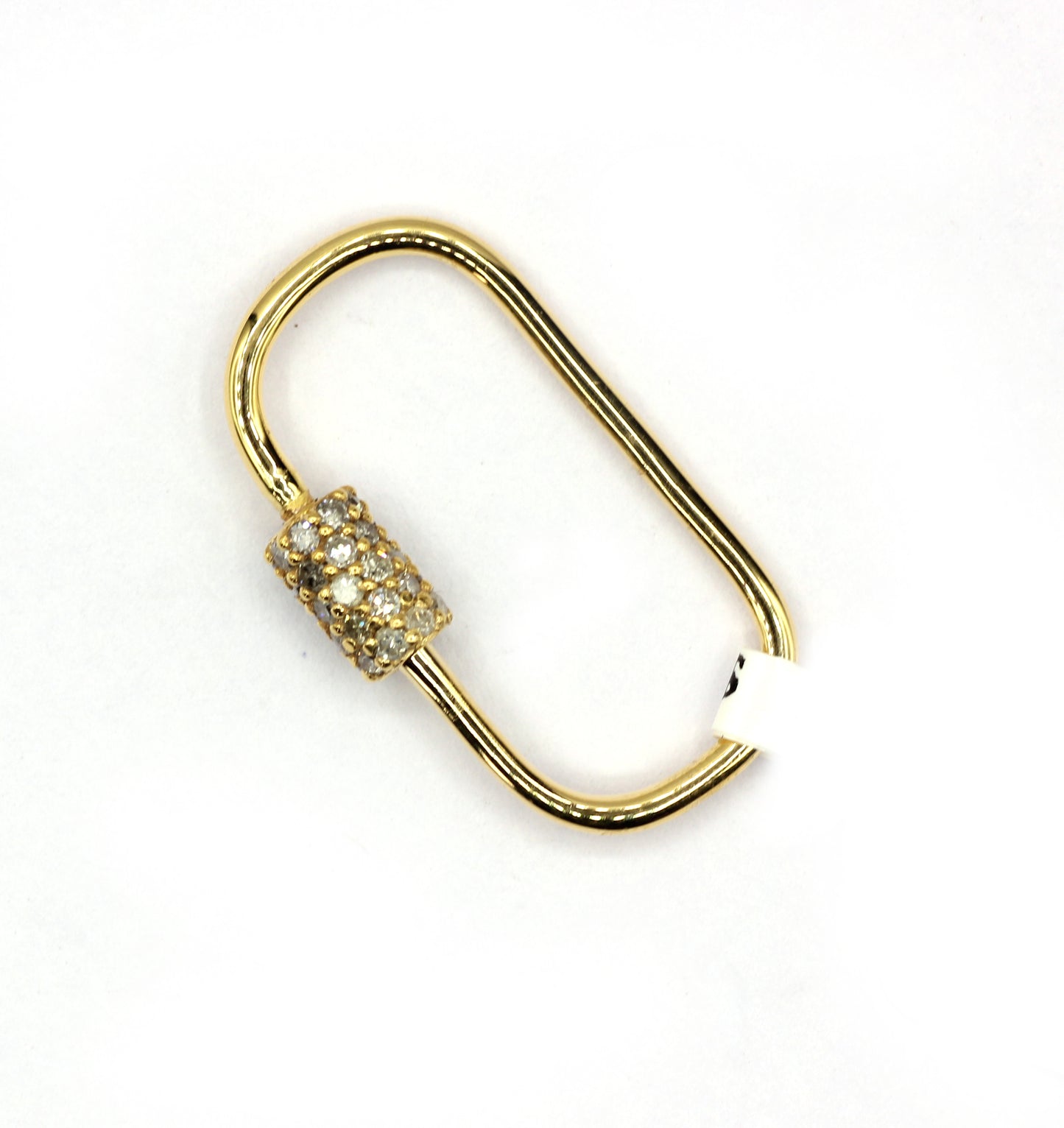 14k Solid Gold Diamond Clasps